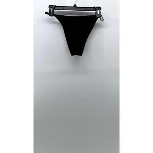 ALEXANDER WANG Women's Black Logo Embellished Hipster Bikini Bottom SZ XL